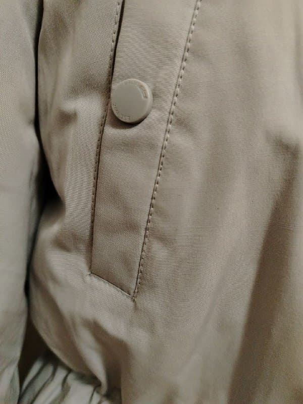 Зимняя куртка парка светло-серая размер S 4