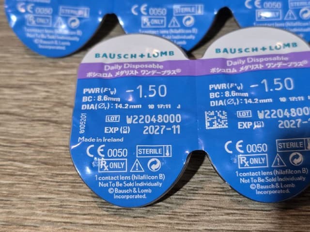 Однодневные контактные линзы Bausch+Lomb Softlens 22 шт