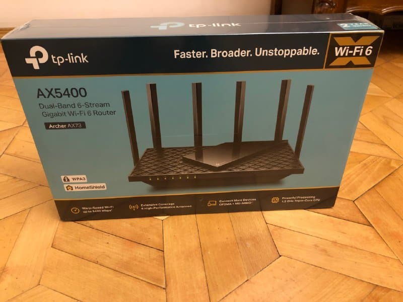 Wi Fi 6 роутер TP-Link Archer AX5400 1