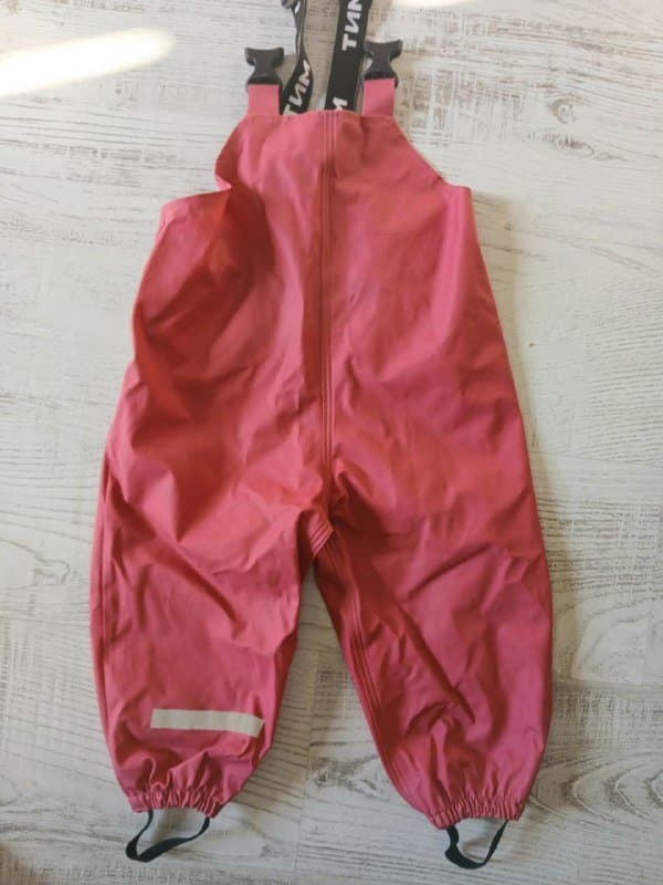 Резиновые непромокаемые штаны комбинезон на дождь 86 размер 3