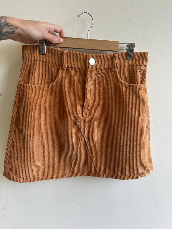 Вельветовая мини-юбка Shein размер М