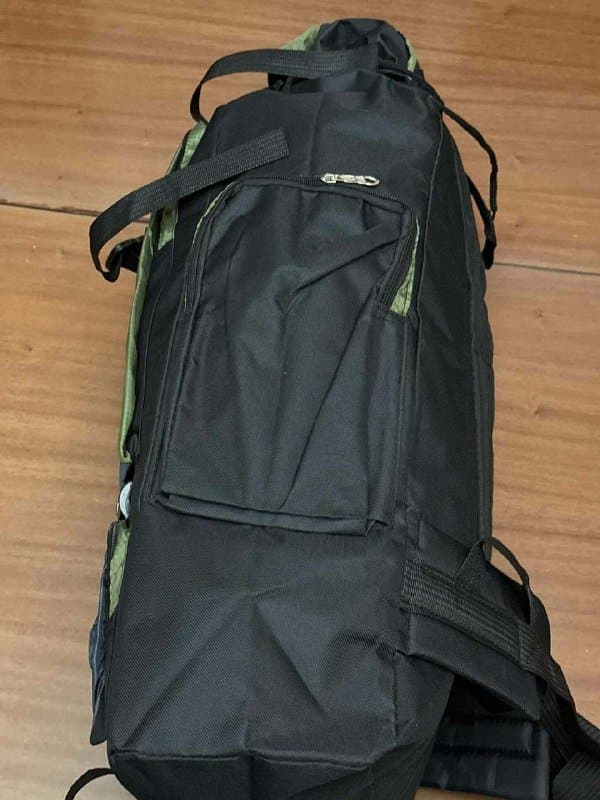 Рюкзаки зелёный 100 литров, чёрный 70 литров, синий 50 литров 6