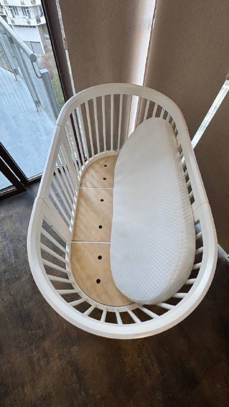 Итальянская детская кровать трансформер с матрасами и мягким бортиком 9