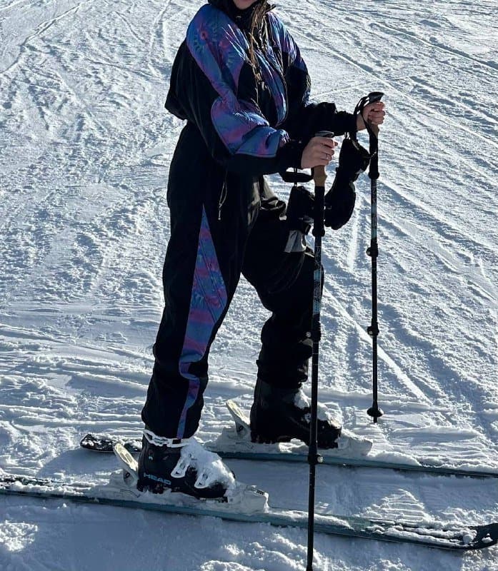 Мужской винтажный горнолыжный костюм, Женский винтажный горнолыжный костюм 3