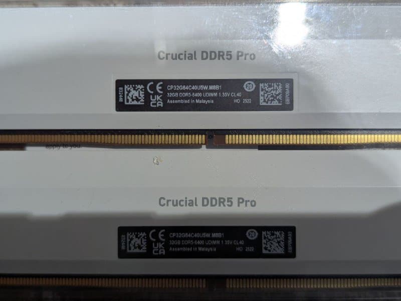 оперативная память Crucial DDR5 Pro 64Gb 6400Mhz CL40 2