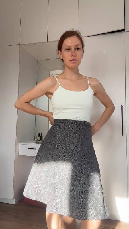 Юбка, босоножки, блузка Zara, флиска 2