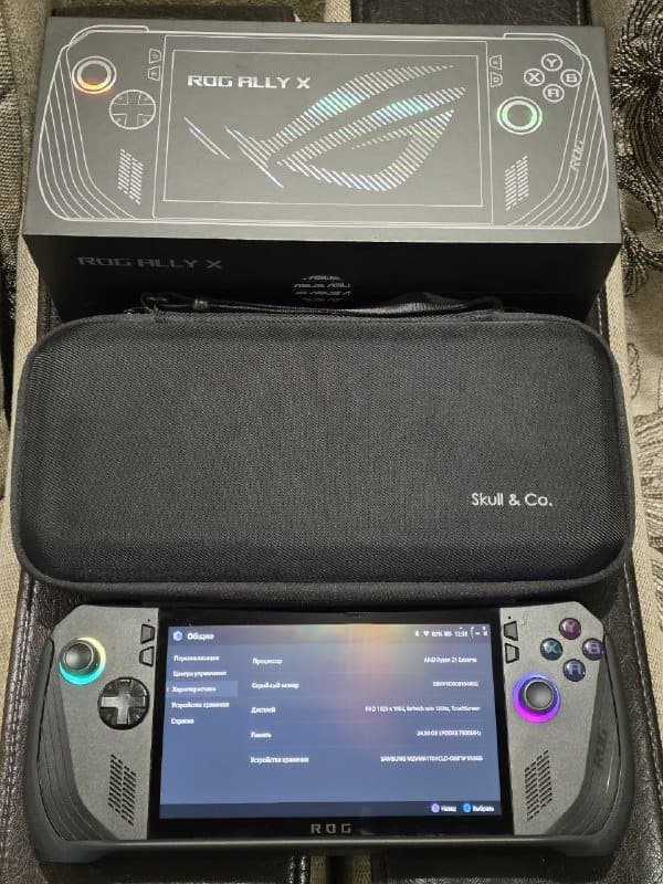 Asus Rog Ally X игровая консоль с комплектом