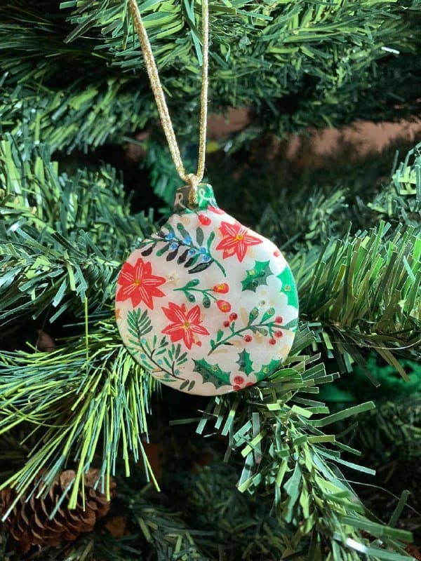 Ёлочные игрушки ручной работы, человечек 9