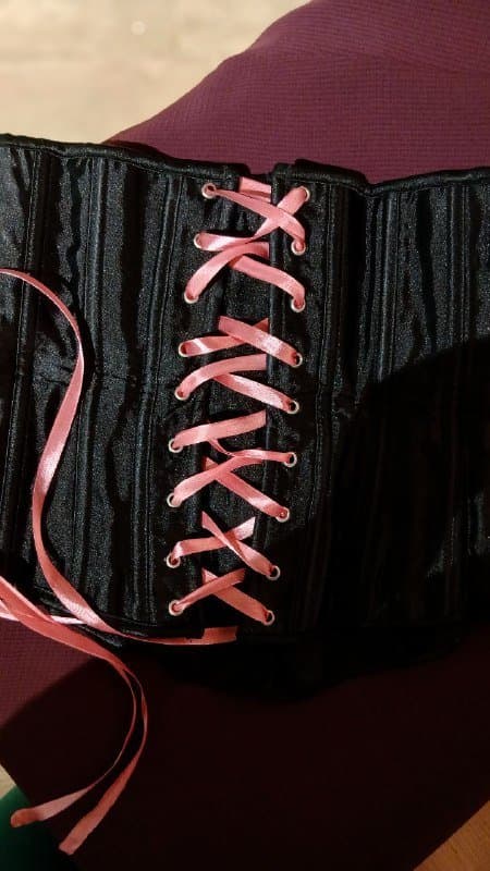 Черный корсет S 4