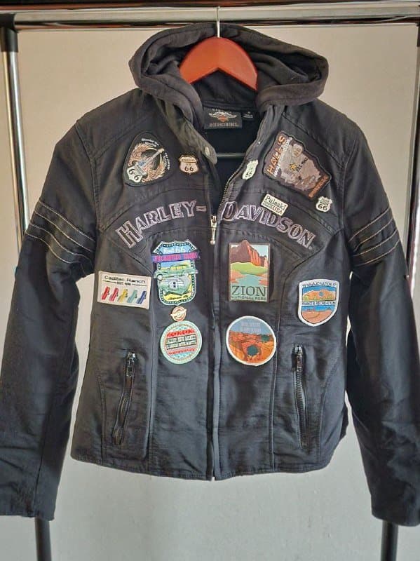 Женская текстильная мотокуртка Harley-Davidson и сумка 1