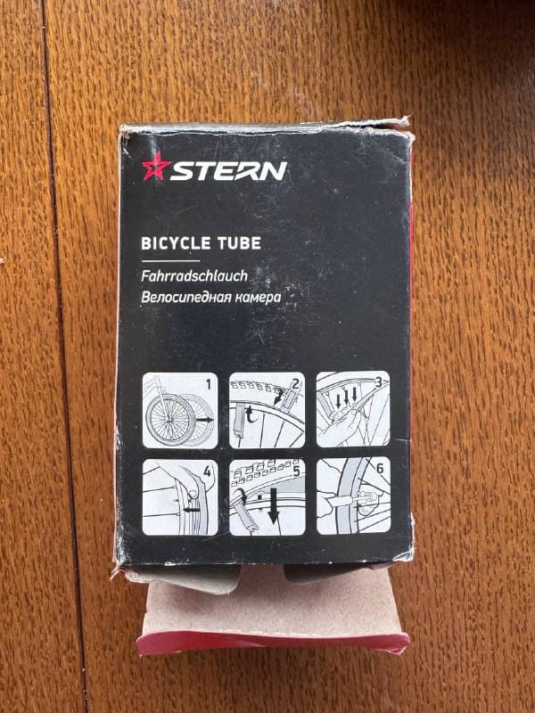 Велосипедная камера Stern 26 и велосипедный фонарик