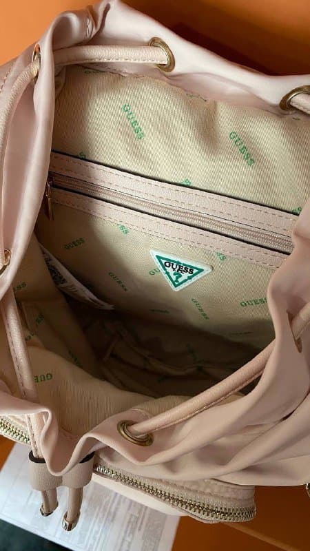 Рюкзак-сумка Guess нежно-розовый 5