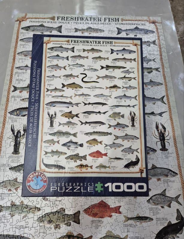Пазл Eurographics Freshwater fish 1000 элементов 4