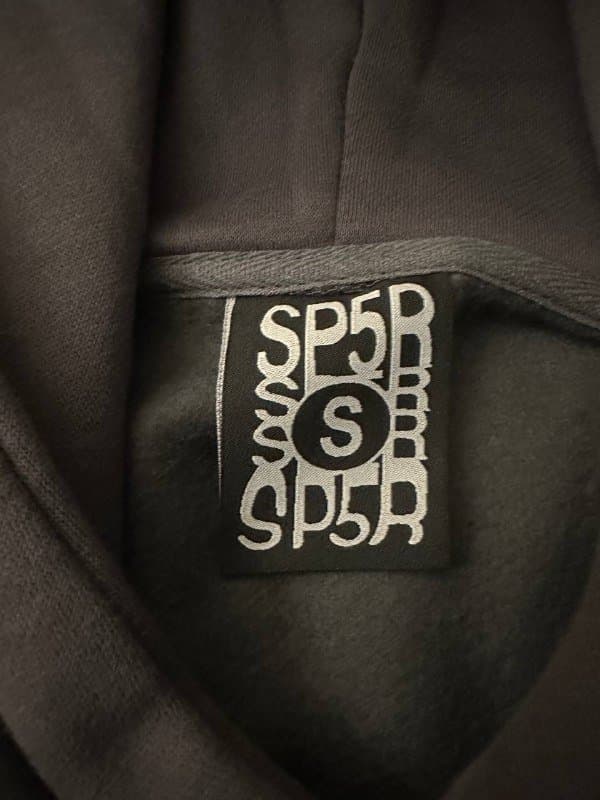 Polo zip hoodie XL, Sp5der hoodie S 4