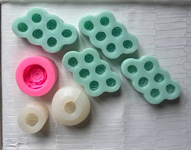 Набор силиконовых форм и красителей для кондитера 1