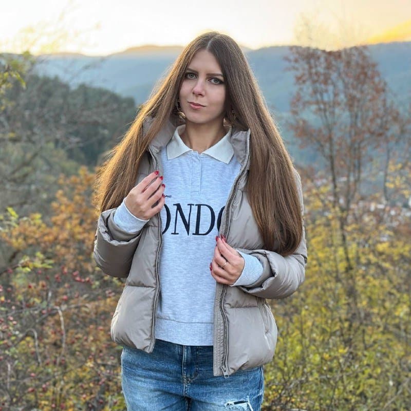 Тёплая женская куртка пуховик Stradivarius размер М 6