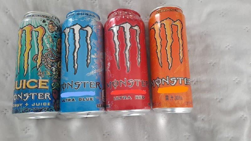 Энергетические напитки Monster Ultra Blue, Ultra Red 1