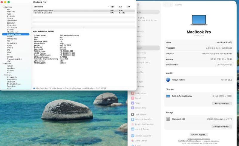 Macbook Pro 2019 i9 32GB 1TB SSD 3