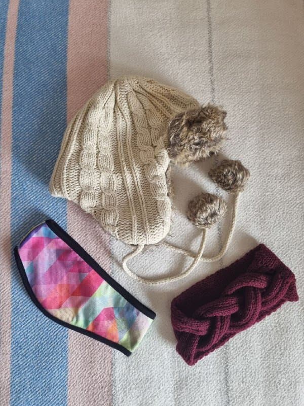 Теплая шапка-ушанка New Look, вязанная повязка на голову в подарок, разноцветная повязка на голову