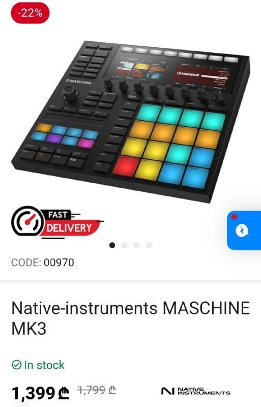 Midi контроллер Native Instruments Maschine MK3