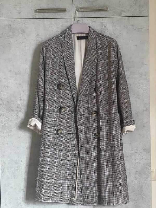 Легкий плащ тренч Zara XS оверсайз