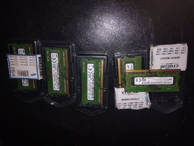 Оперативная память DDR5 2 планки 8Гб, DDR3 3 планки 4Гб