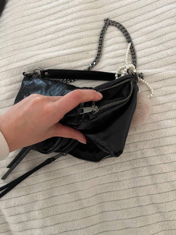 Женская маленькая сумка Zara с ремешком 2