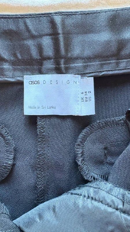 Черный костюм с брюками, размер 34 4