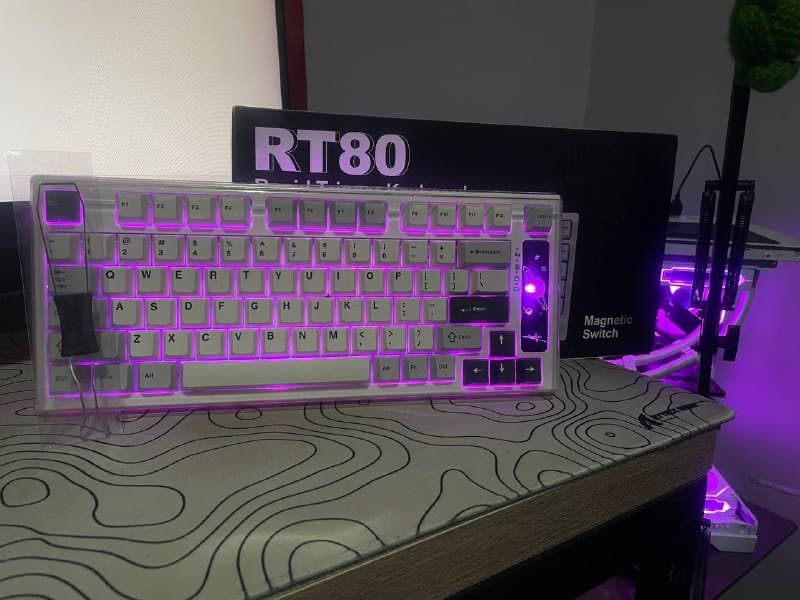 клавиатура Yunzii RT80, мышь Ajazz AJ159 Apex 2