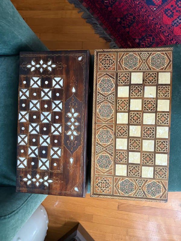 Арабская нарды ручной работы, 2 штуки 5