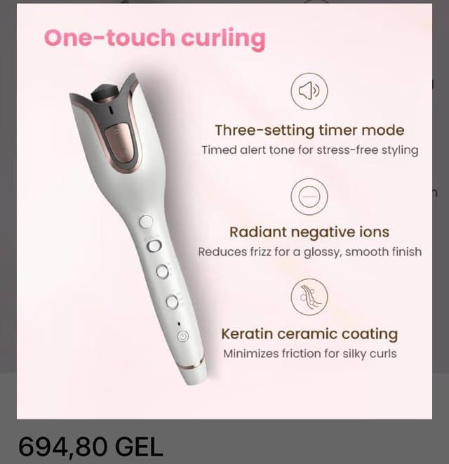 Автоматическая плойка Philips BHB886 8000 Series Hair Curler