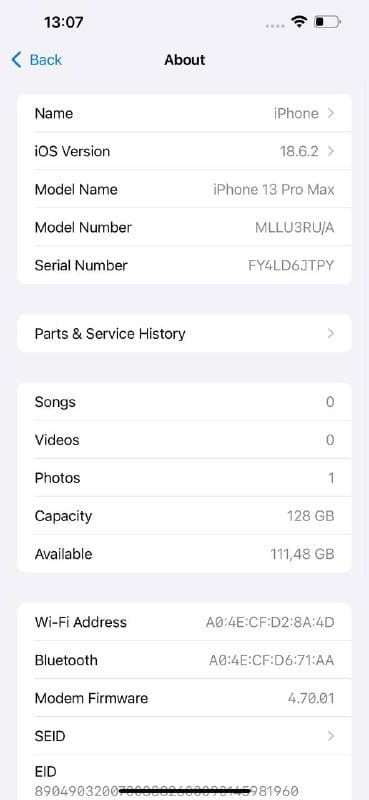 iPhone 13 Pro Max 128GB Sierra Blue 8
