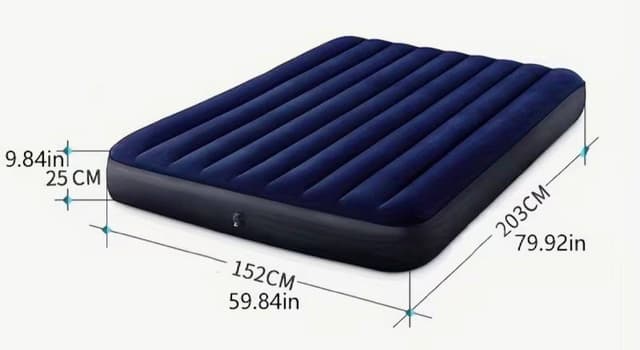 Надувной матрас Intex двуспальный с насосом