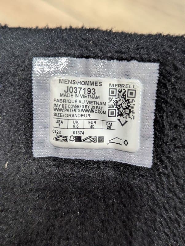 Ботинки для хайкинга Merrell 40 размер 2