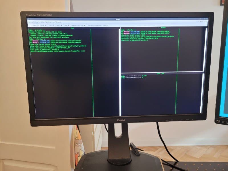 Монитор Iiama proLite x2483hsu с кронштейном 1