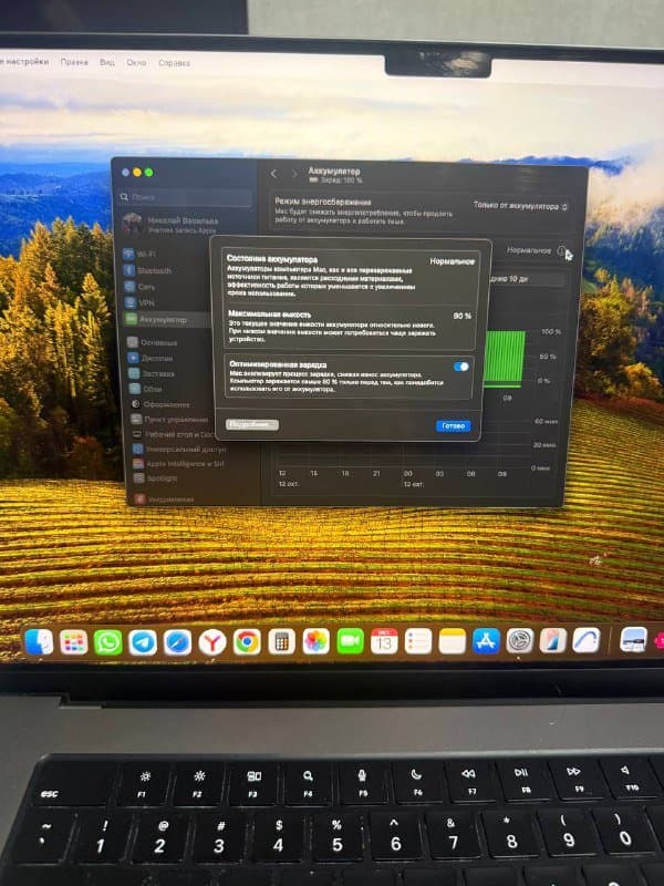 MacBook Pro 16 дюймов Apple M1 Pro 16 GB 512 GB 6