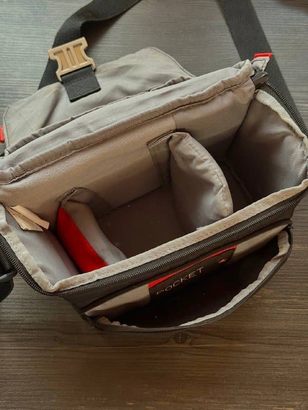 Камера Canon EOS Rebel T3i, объективы Canon EF 50mm f/1.4 и EF-S 18–55mm, сумка Manfrotto 5