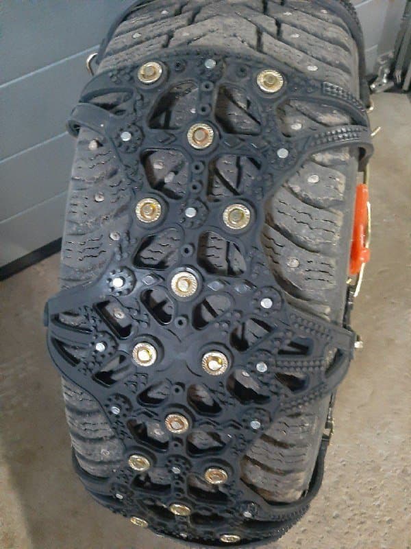 Резиновые/пластиковые цепи на колеса полный комплект