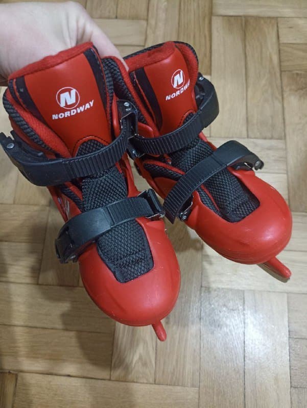 Детские раздвижные коньки Nordway Click-boy размер 27-30 2