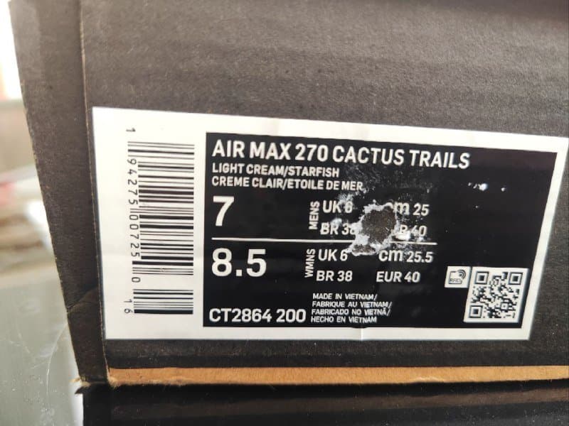 Кроссовки Nike Air Max Cactus trails, размер 40 6
