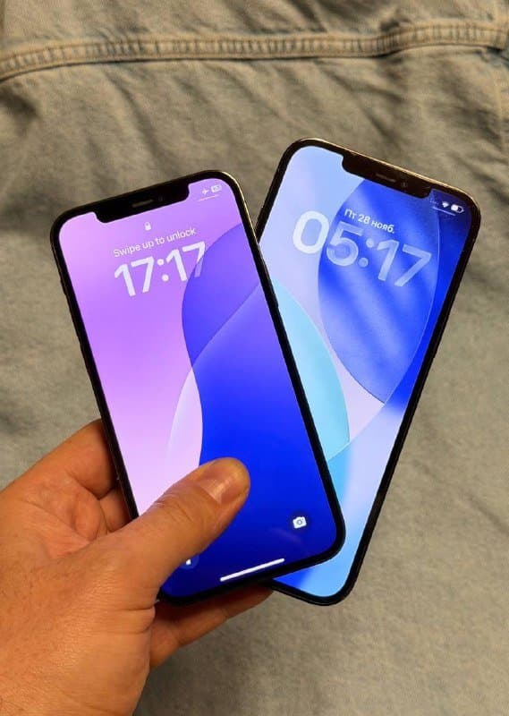 iPhone 12 Pro 128gb Space Grey, iPhone 12 Pro Max 256gb Cosmic Blue 1