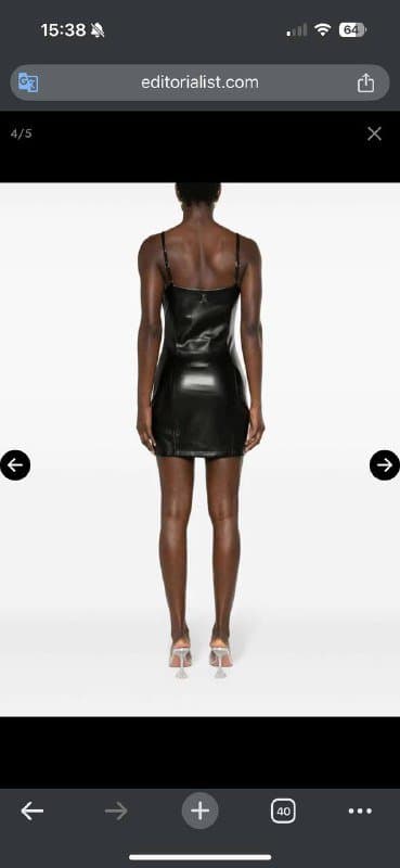 Платье Patrizia Pepe черное, размер s 1