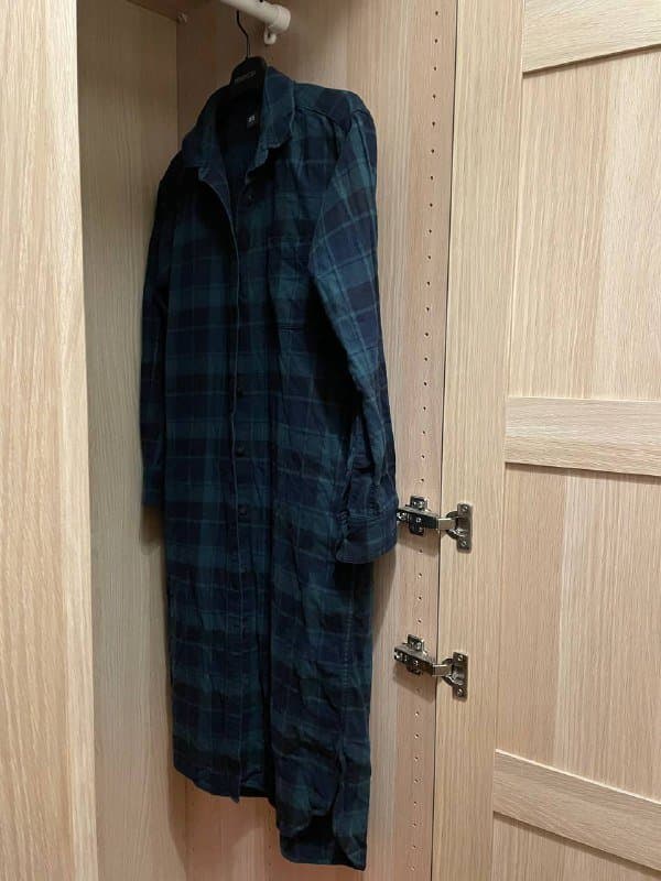 Платье фланелевое Uniqlo, юбка Zolla