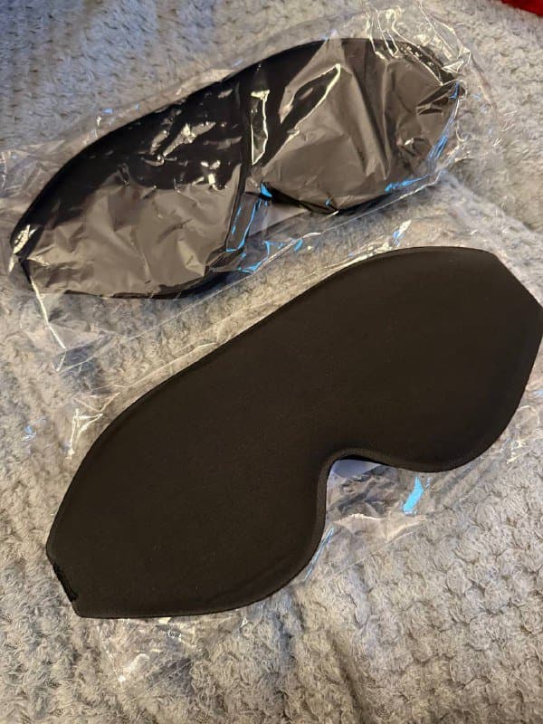 3D обьемная маска для сна с регулируемой длиной