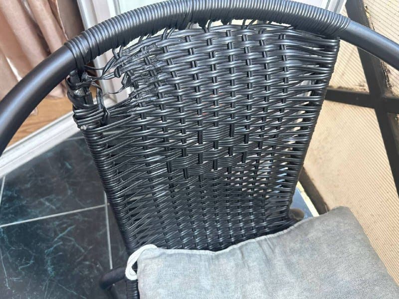 Комплект уличной мебели два кресла и стол 1