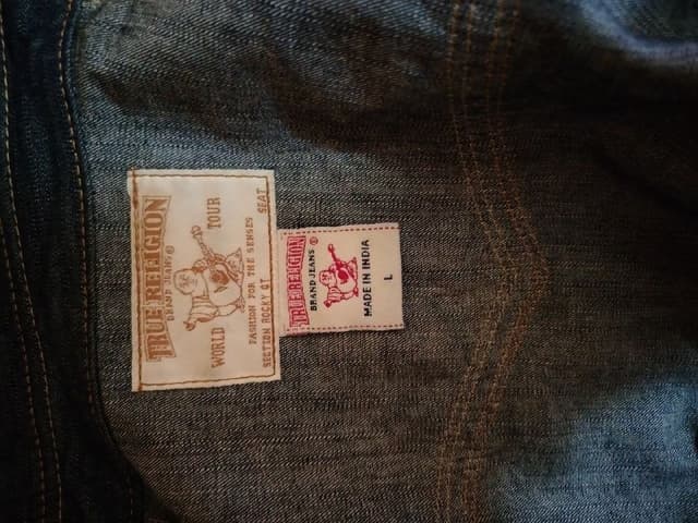 True Religion мужская джинсовая куртка размер M