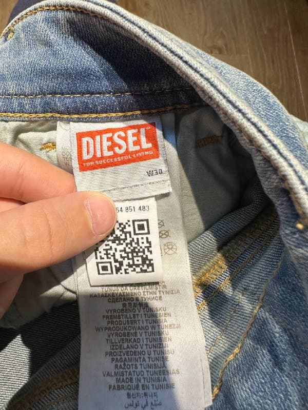 Bootcut джинсы Diesel, размер 30 3
