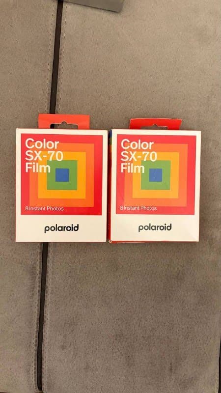 Polaroid SX-70 Alpha 1, Mint Flash Bar 2, Polaroid SX-70 Film