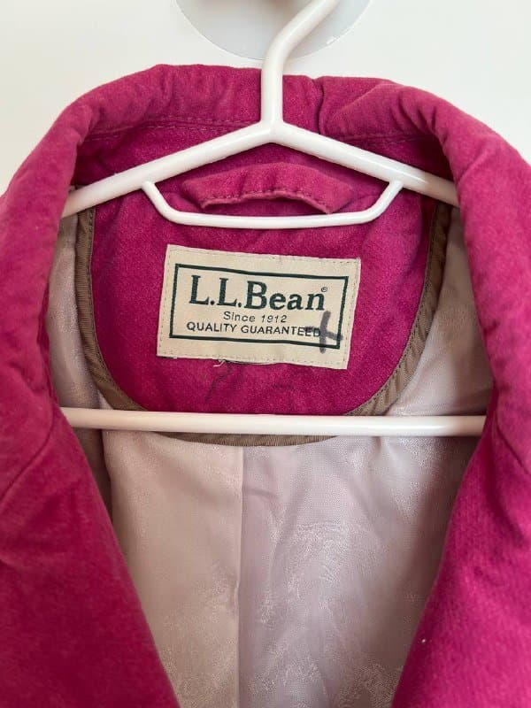 Бархатный пиджак L.L.Bean размер S 2