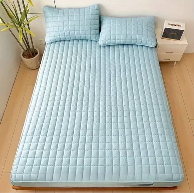 Наматрасник чехол на односпальную кровать 90х200